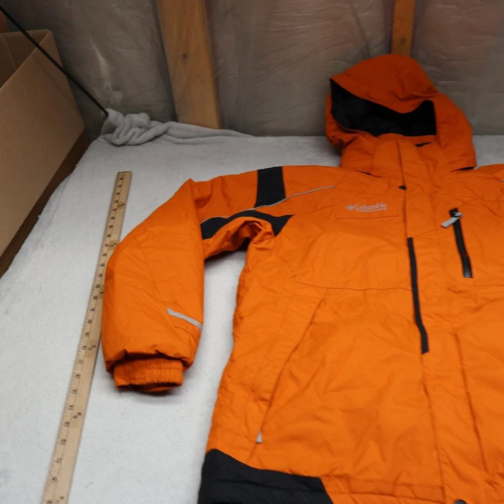 Columbia Jacket‎ Youth 18/20 Orange Waterproof Insulated Wind Rain Snow Winter